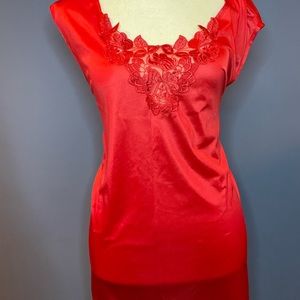 Red Danbury Vtg Lingerie Camisole